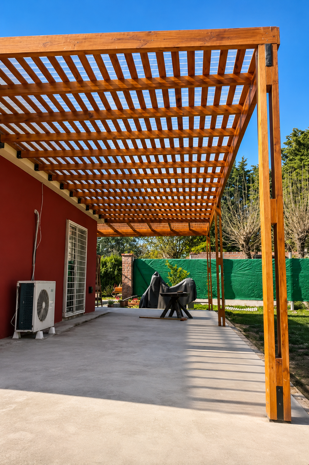 Pérgola de madera